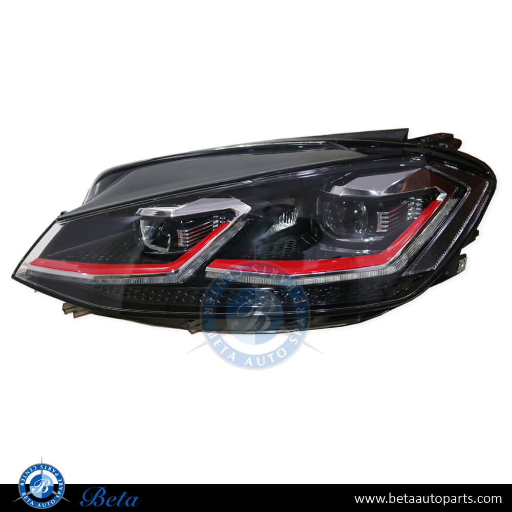 Left Side Headlamp LED for Volkswagen Golf 7.5 GTI 2017-2019 models, Part Number 5G1941077A Left Side Headlamp LED for Volkswagen Golf 7.5 GTI 2017-2019 models, Part Number 5G1941077A